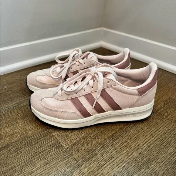 Adidas Run 70s 2.0 Women’s Sneakers in Pink & Mauve - Picture 2 of 7